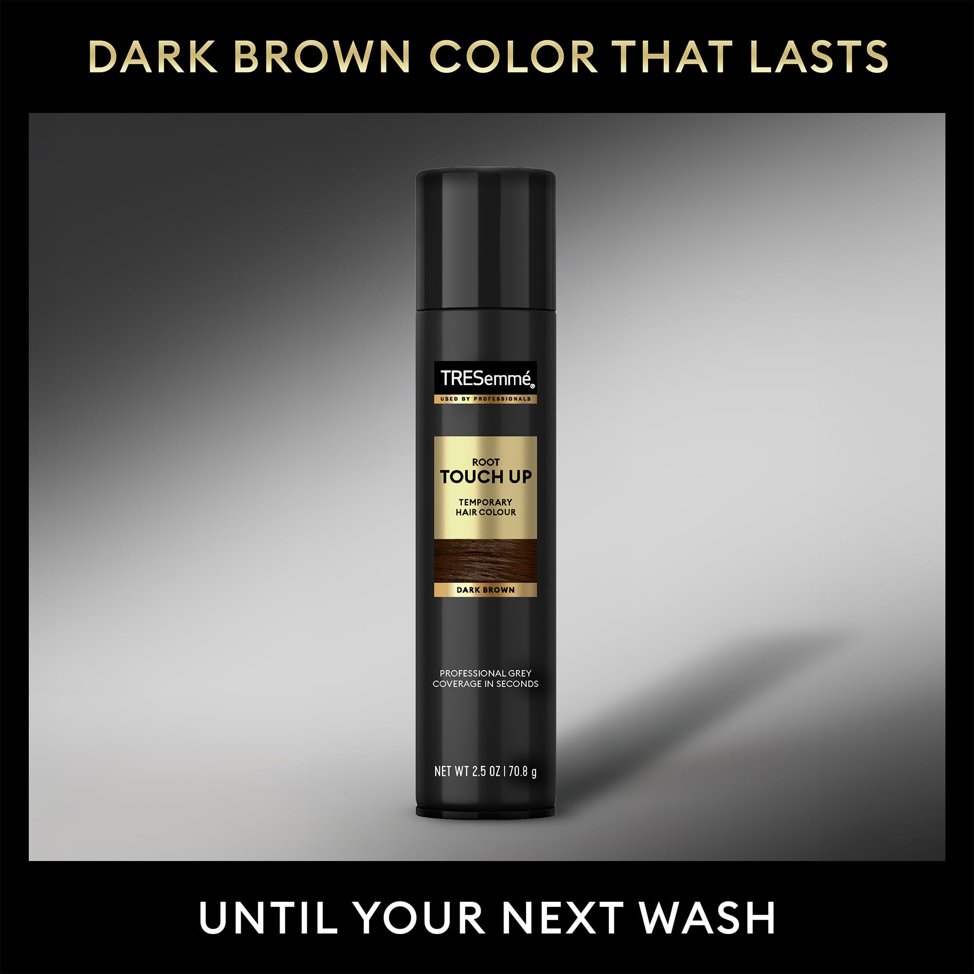 TRESemmé peroxide-free label indicating gentler temporary color.