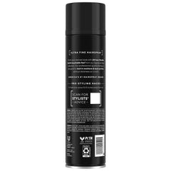 TRESemmé Pro Lock Tech spray demonstrates lightweight, crunch-free hold.