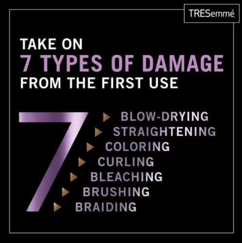 Conditioner being applied to mid-lengths for smoother, softer hair
