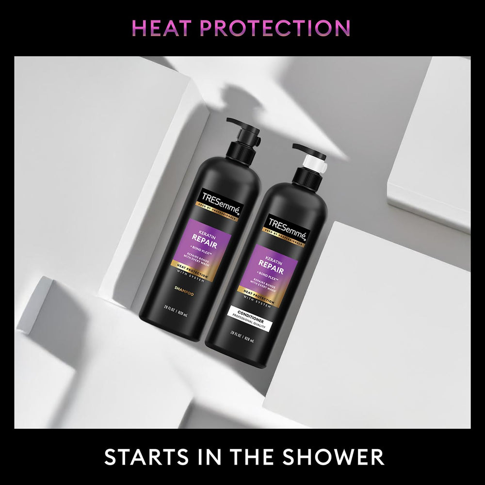 Outer packaging image showing the shampoo and conditioner duo for home care.