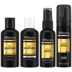 TRESemmé Travel Shampoo bottle saves space while delivering salon-quality hydration on trips.