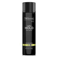 TRESemmé Tres Two Extra Hold Hair Spray bottle provides long-lasting hold for updos.