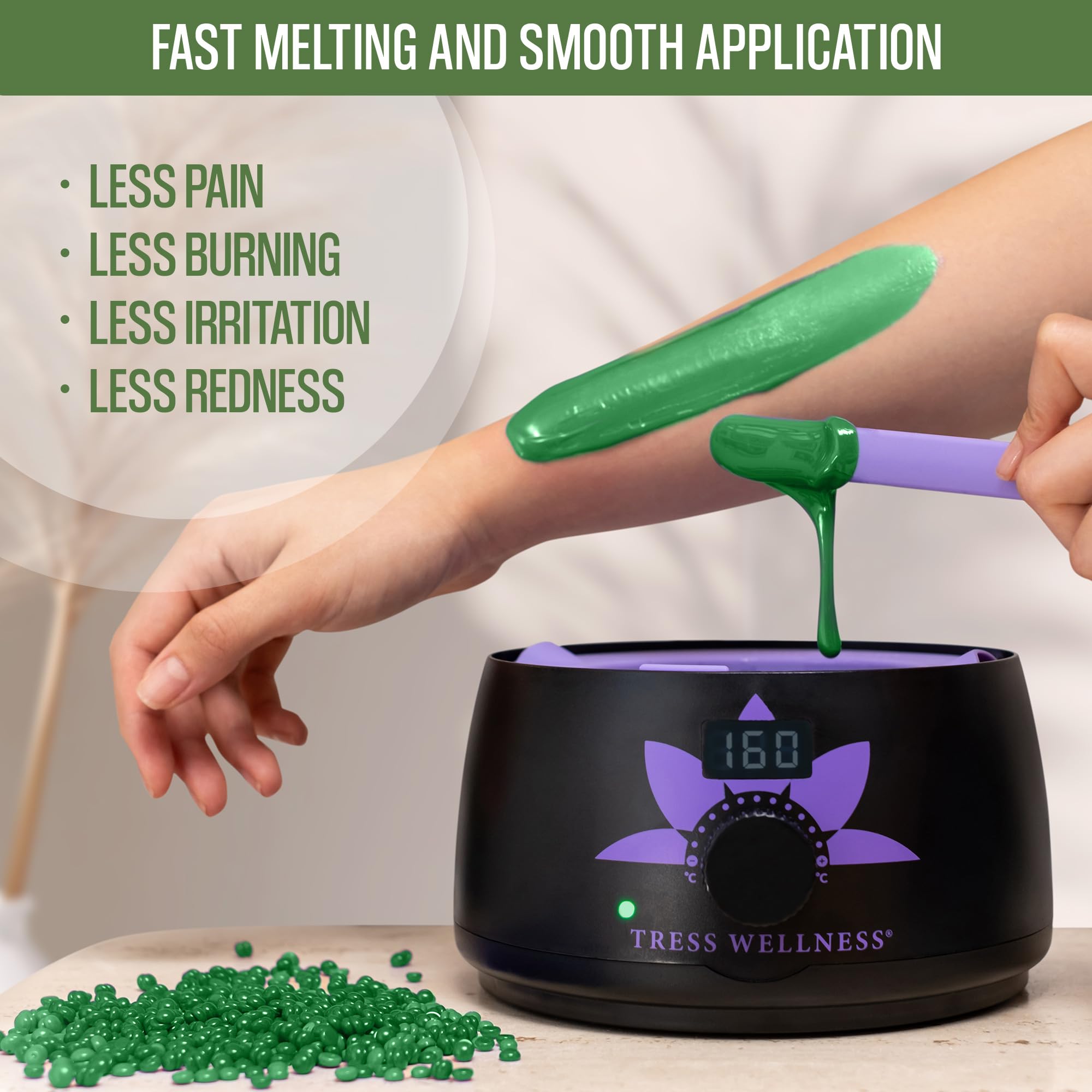 Tress Wellness at-home waxing guide supports beginners with practical tips and step-by-step setup.