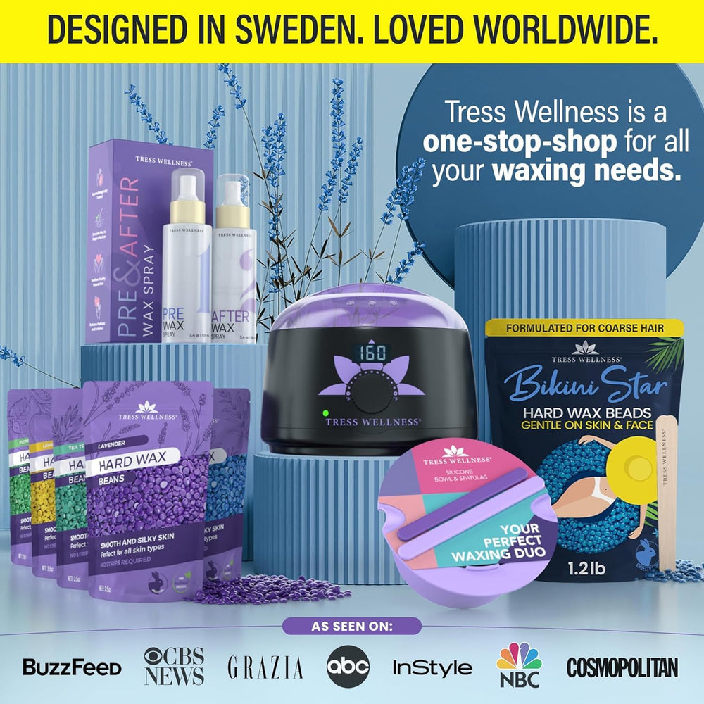 Tress Wellness cruelty-free wax aligns with ethical beauty routines for sensitive skin.