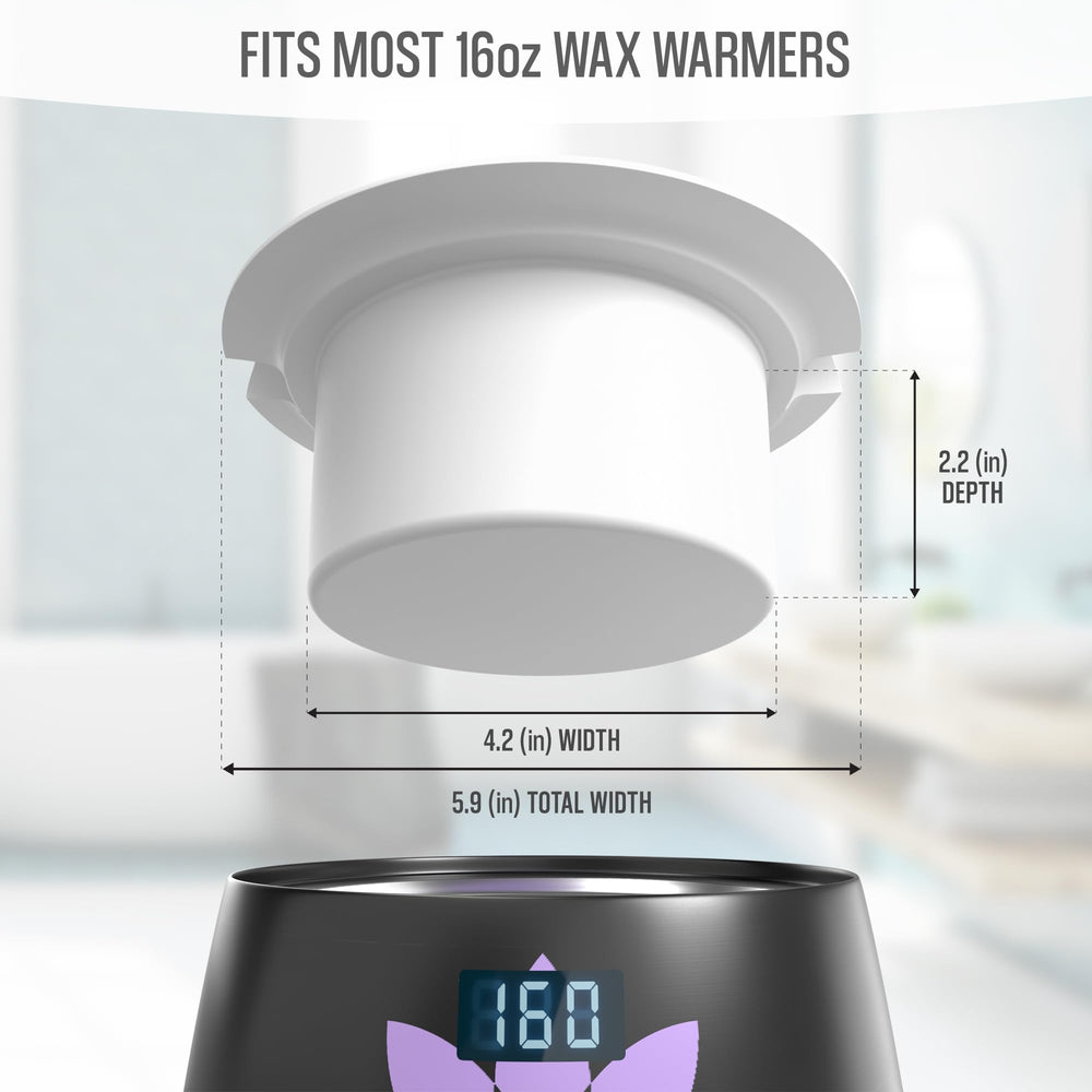 Tress Wellness liner fits inside most wax warmers for versatile setup