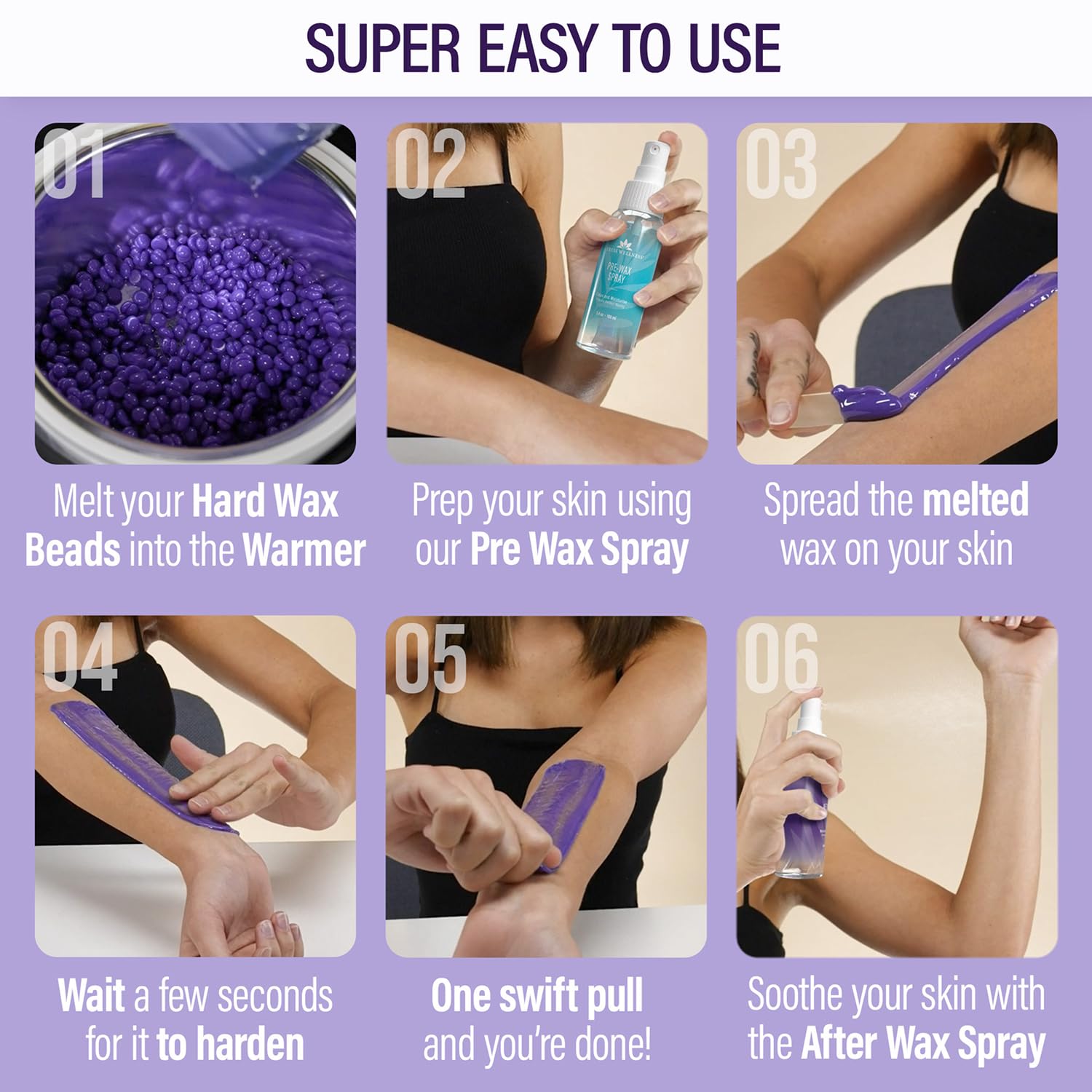 Tress Wellness waxing kit after-wax spray soothing skin post-wax