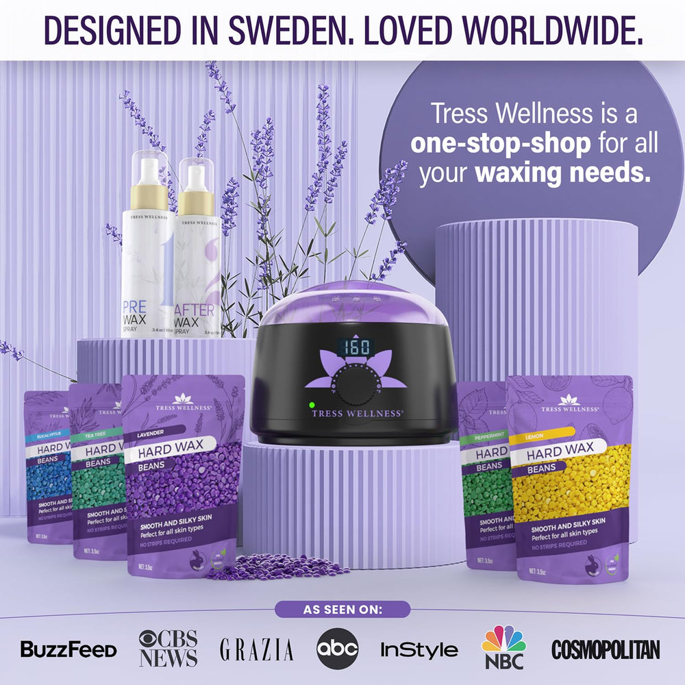 Tress Wellness waxing kit Wax Like a Pro guide for beginners
