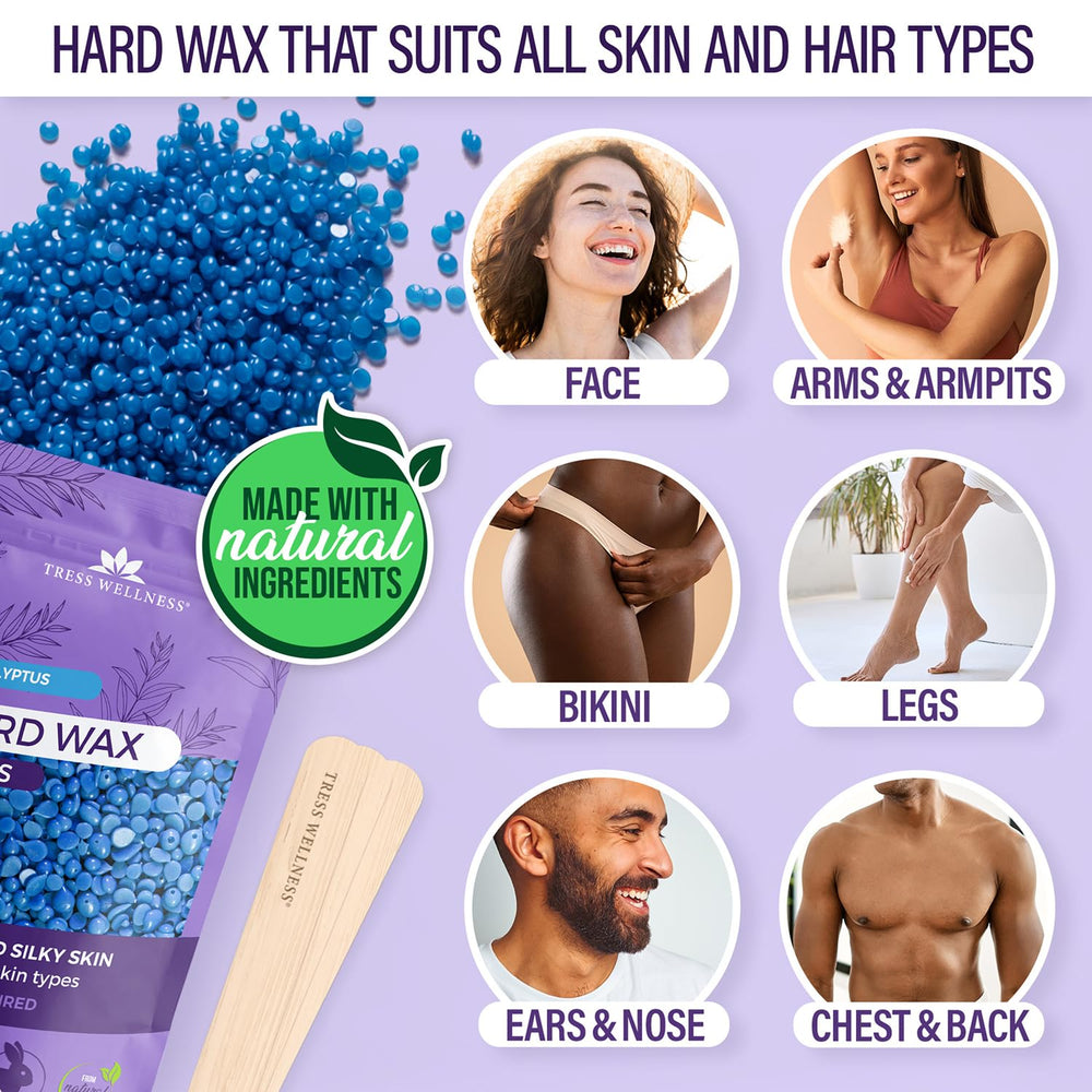Tress Wellness waxing kit waxing sticks for precise application
