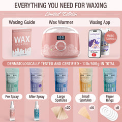 Tress Wellness waxing sticks for clean, precise application and tidy wax removal.