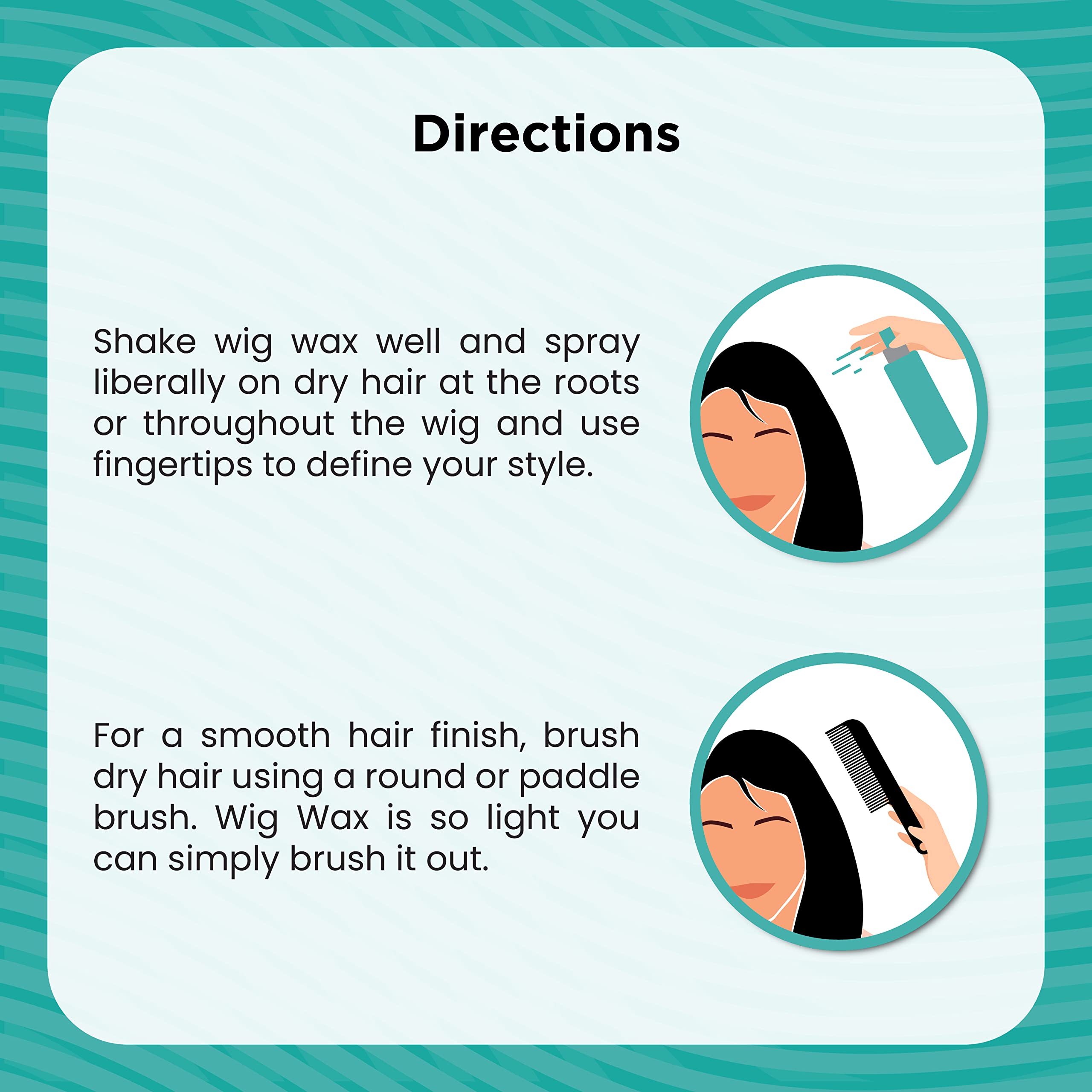 Tressallure TressTech dry spray wig wax used on dry hair for quick touch-ups
