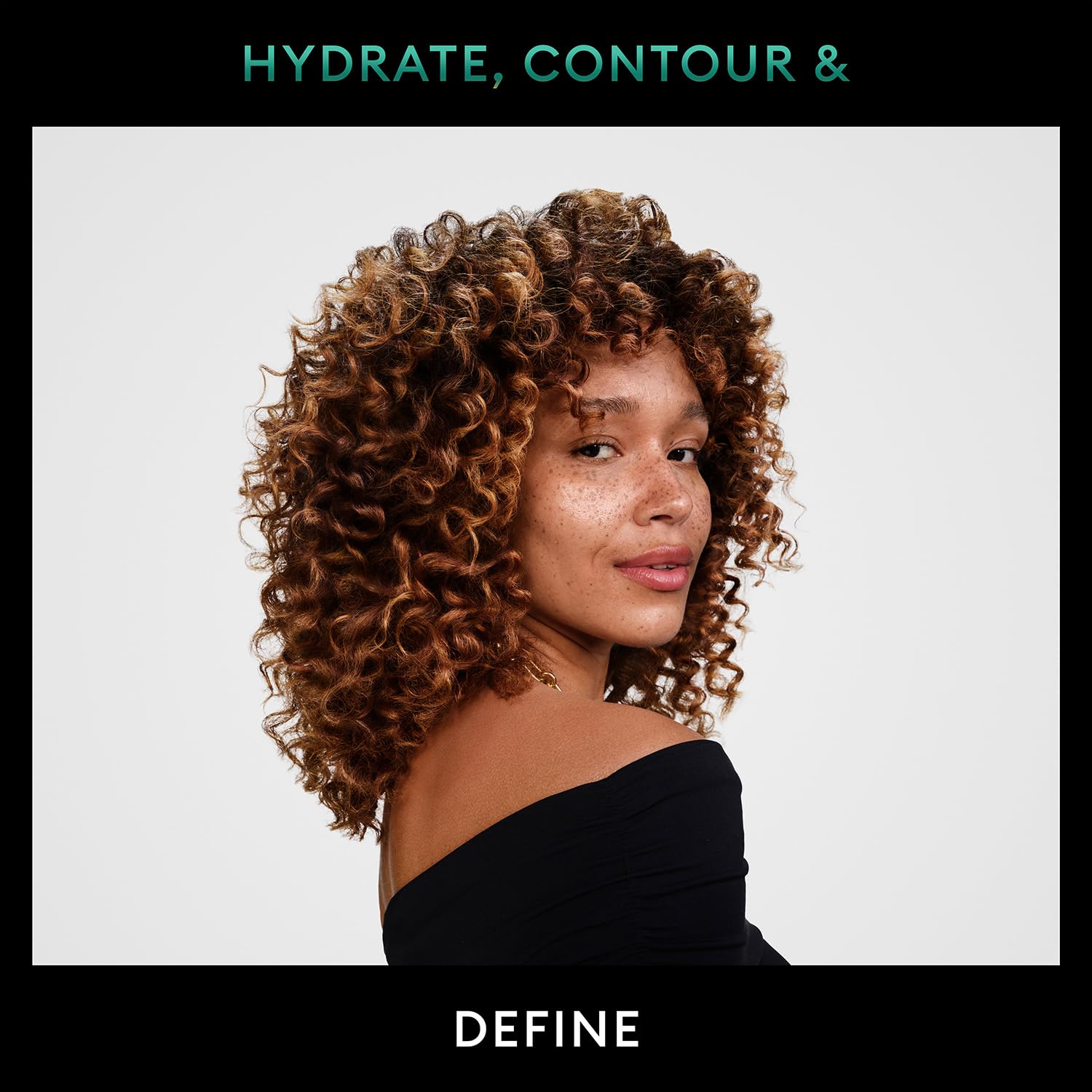 TRESemmé Bouncy Curls conditioner pump bottle for smooth detangling and frizz control.
