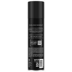 TRESemmé hairspray new packaging design highlighting modern branding and consistency