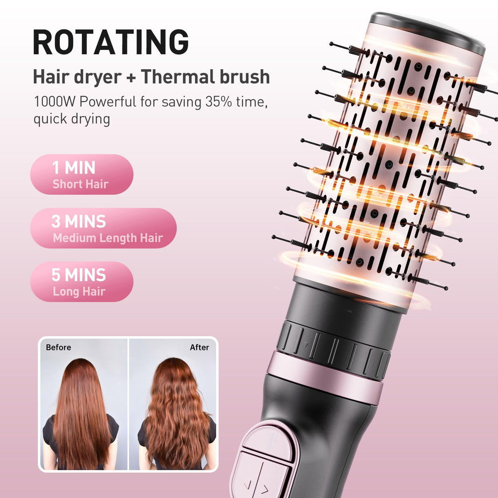 Tresses Touch 360-degree airflow demonstrates balanced drying for smooth salon-like blowouts.