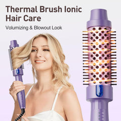 Tresses Touch 5 settings dial detailed view enables customization for different hair types