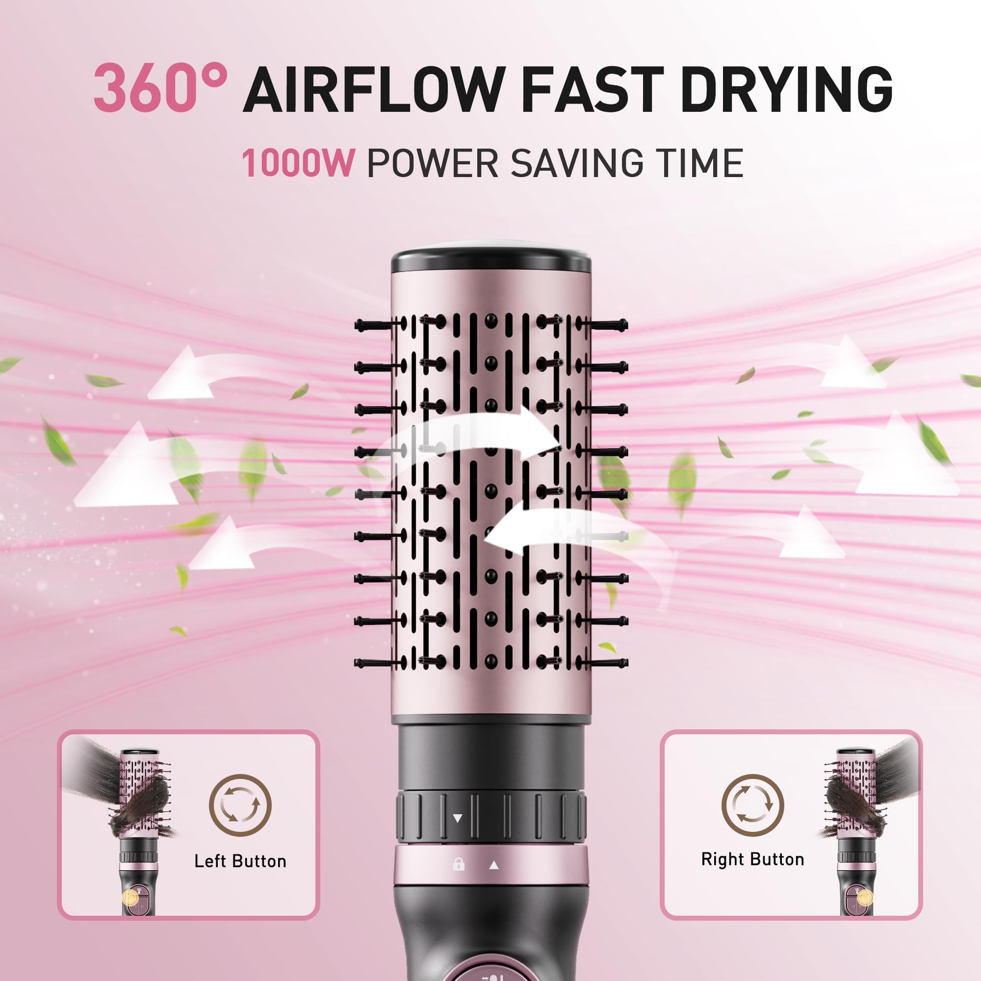 Tresses Touch ceramic coating heat distribution ensures even warmth for healthier feel.