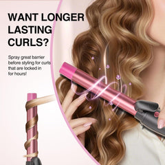 Tresses Touch five heating levels (266–410°F) offer tailored curls for varying hair types.