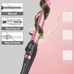 Tresses Touch heat-up 30 seconds for quick curls, saving time during morning routines.