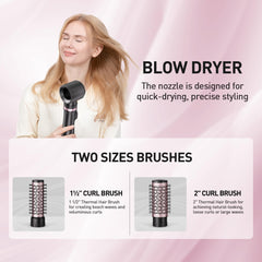 Tresses Touch negative ionic technology highlights reduced frizz and shinier results.