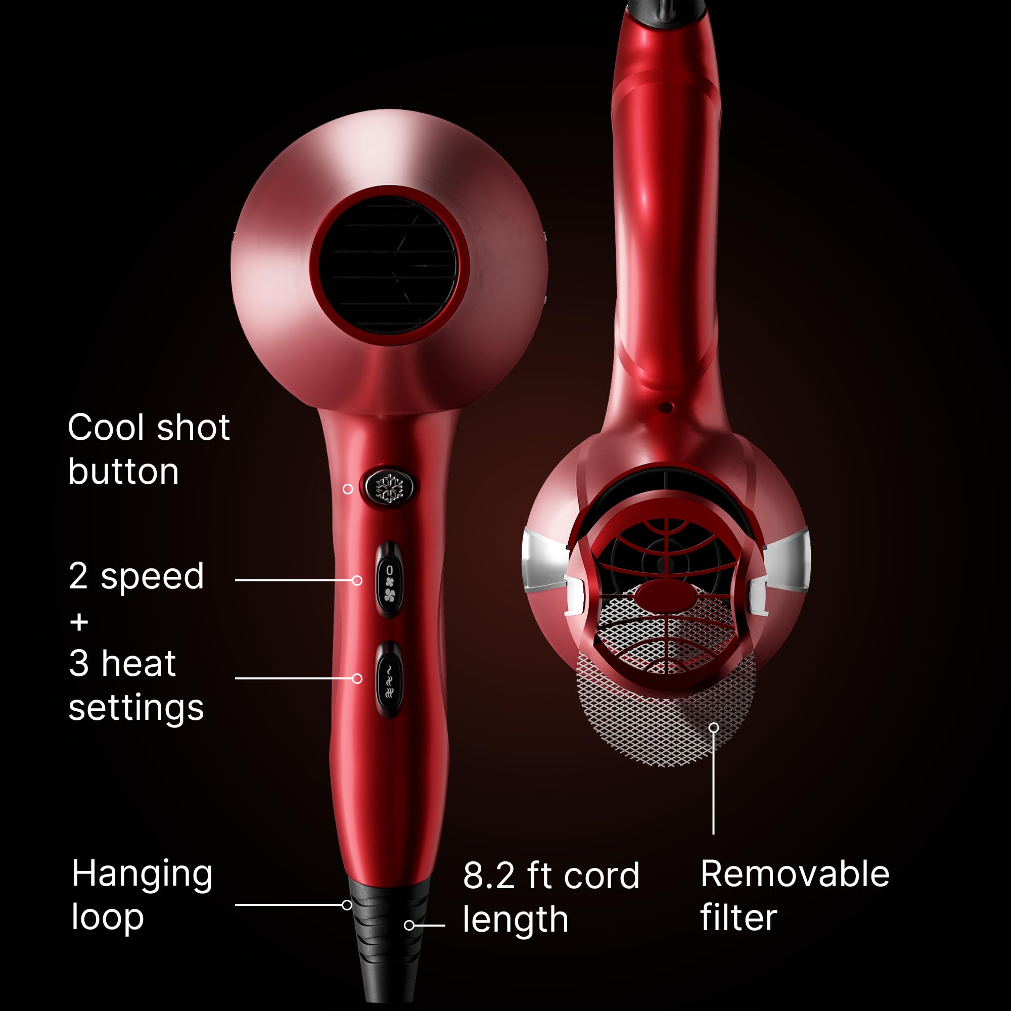 TREZORO blow dryer attachments narrow and wide enable precise drying and versatile styling