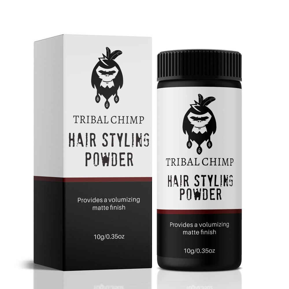 Tribal Chimp Hair Powder bottle showing matte finish and invisible hold