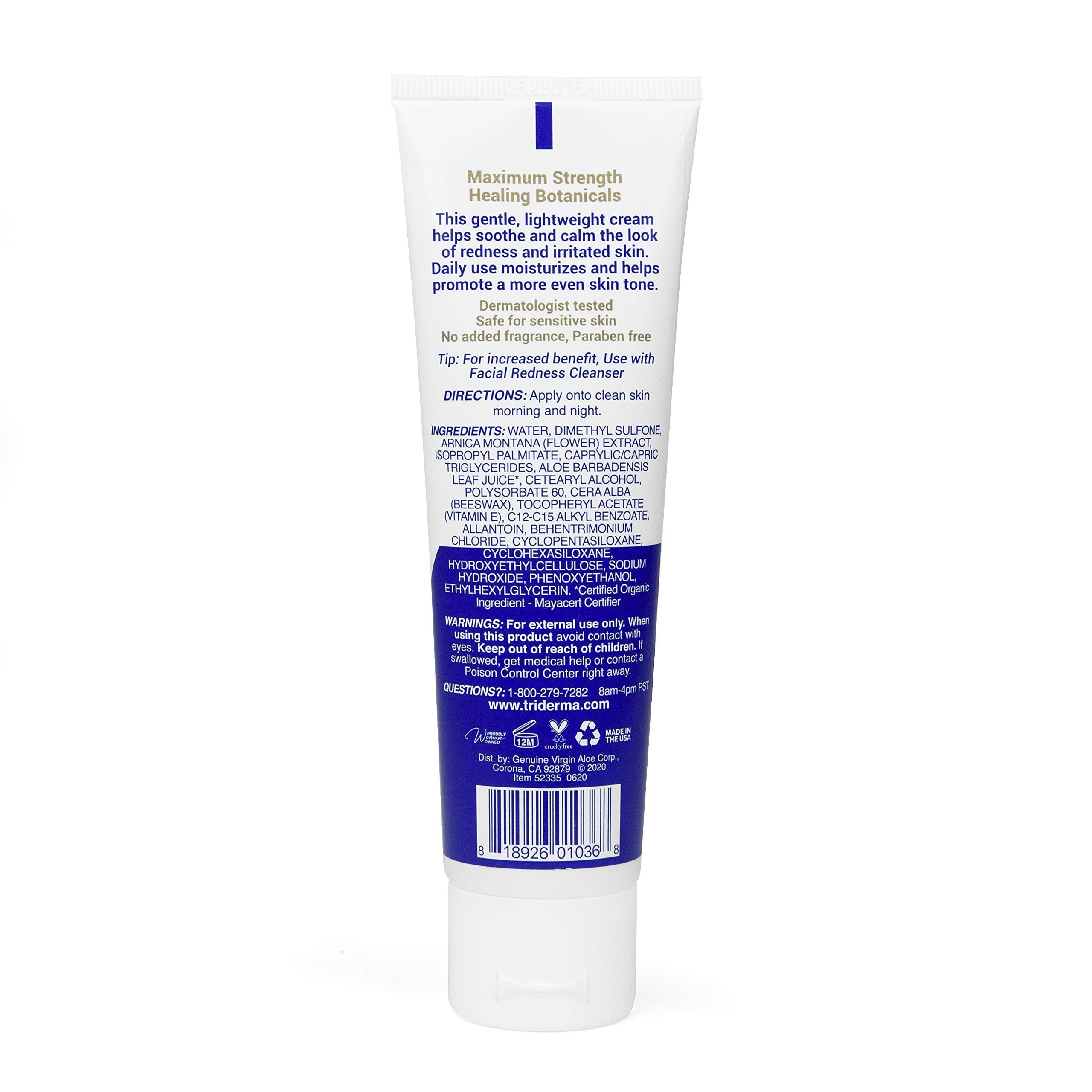 TriDerma easy-to-use application suitable for morning and night routines.