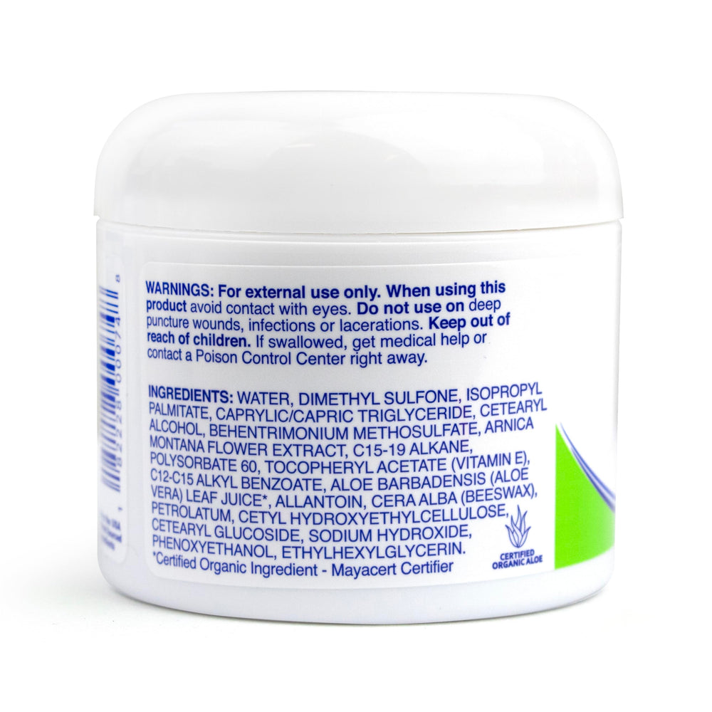TriDerma Vein Defense cream spider-vein closeup showing reduced red blotches on skin.