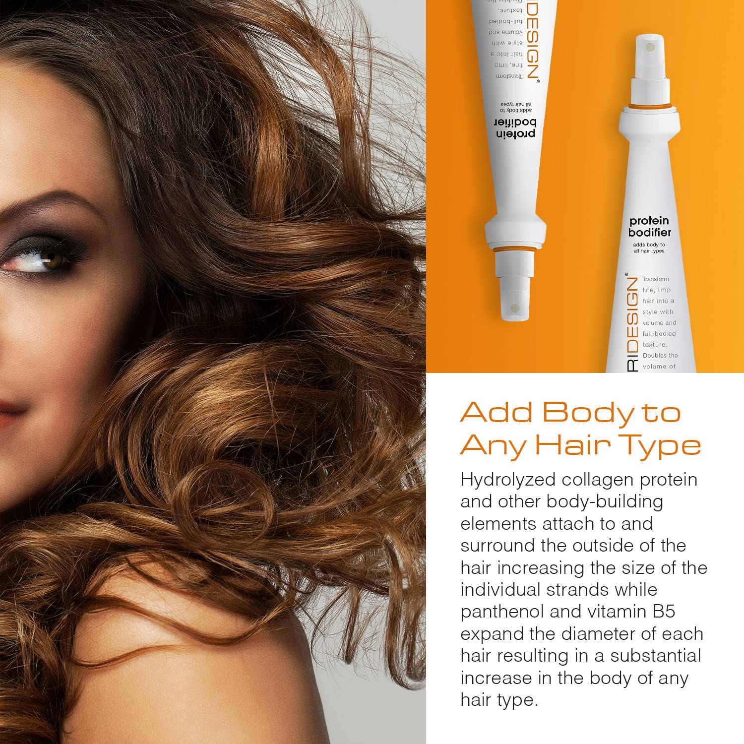 TRIDESIGN Protein Bodifier supports air-drying with effortless styling for busy mornings