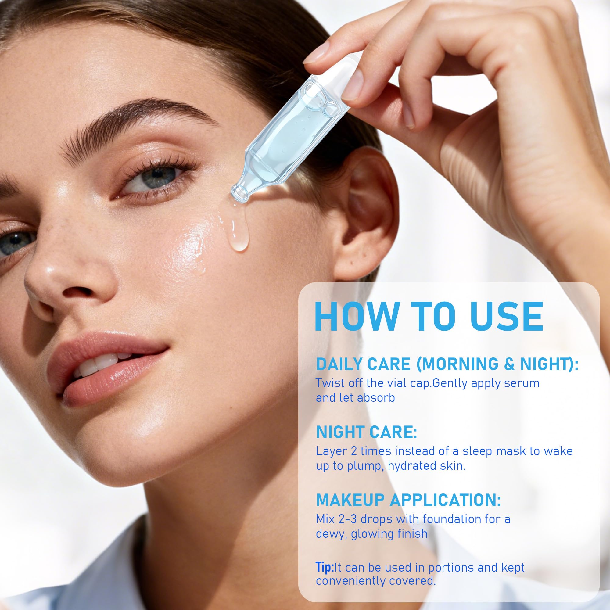 Trihood salmon dna pdrn ampoule closeup texture emphasizing nourishing actives