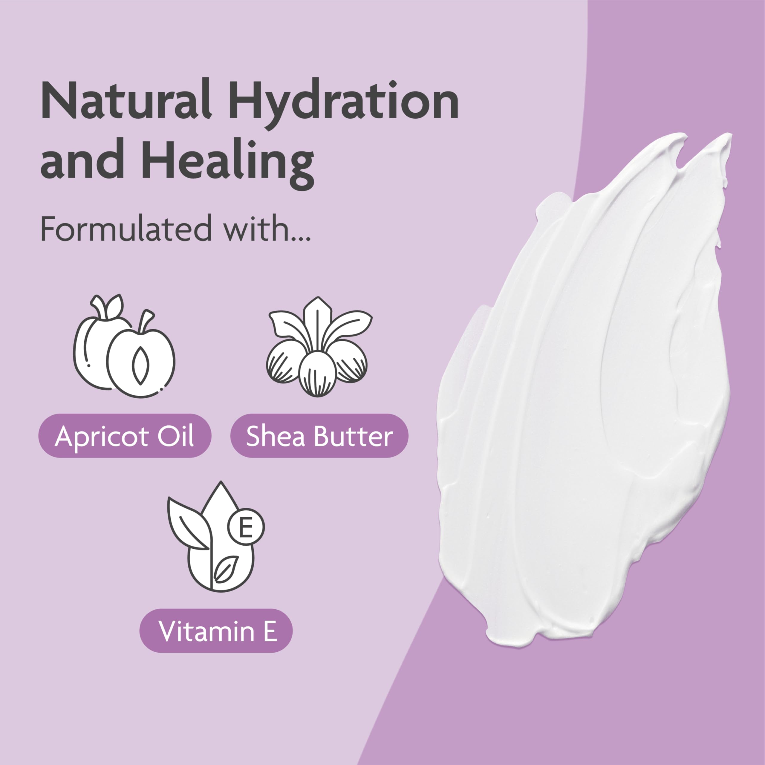 TriLASTIN belly oil shea butter vitamin E demonstrates deep hydration for skin comfort.