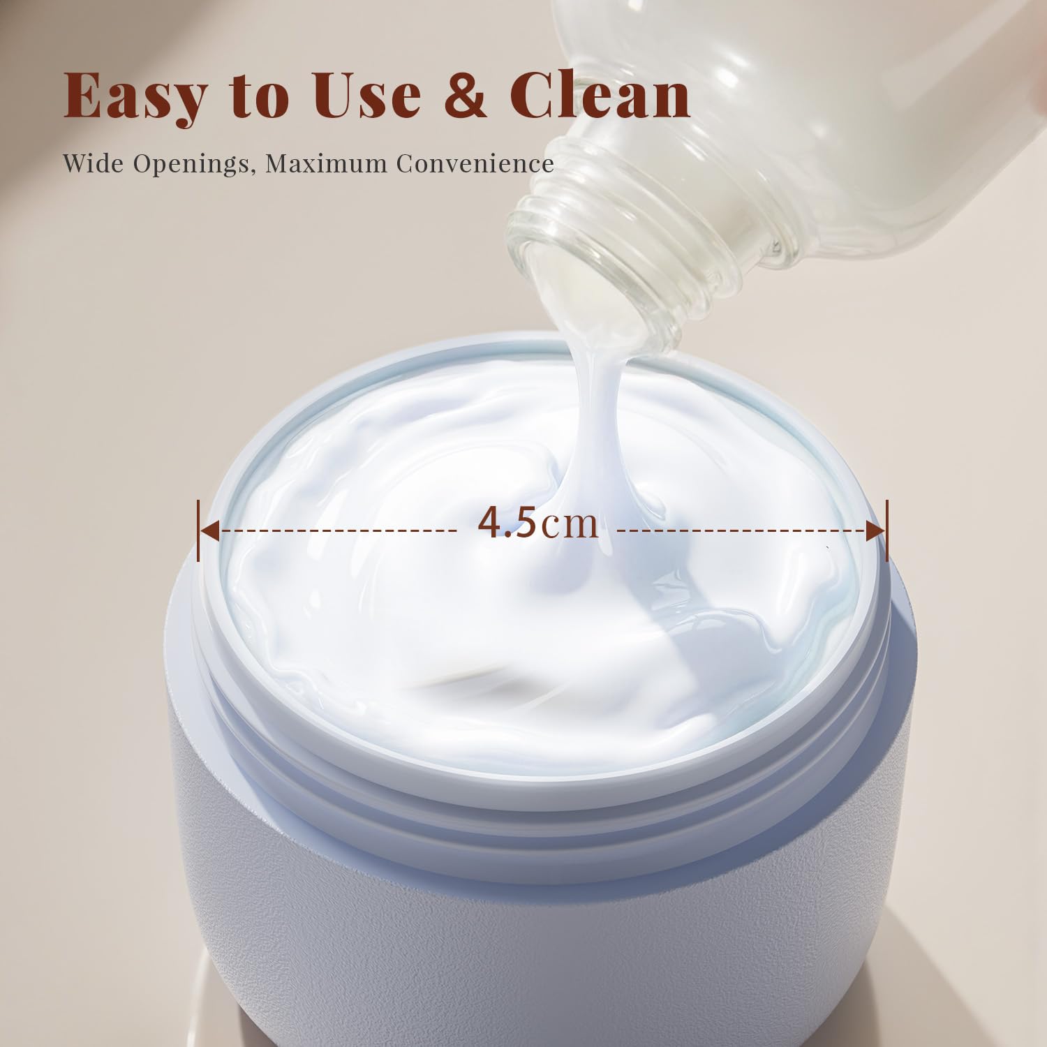 Trimcoo magnetic labels on jars for quick identification on the go