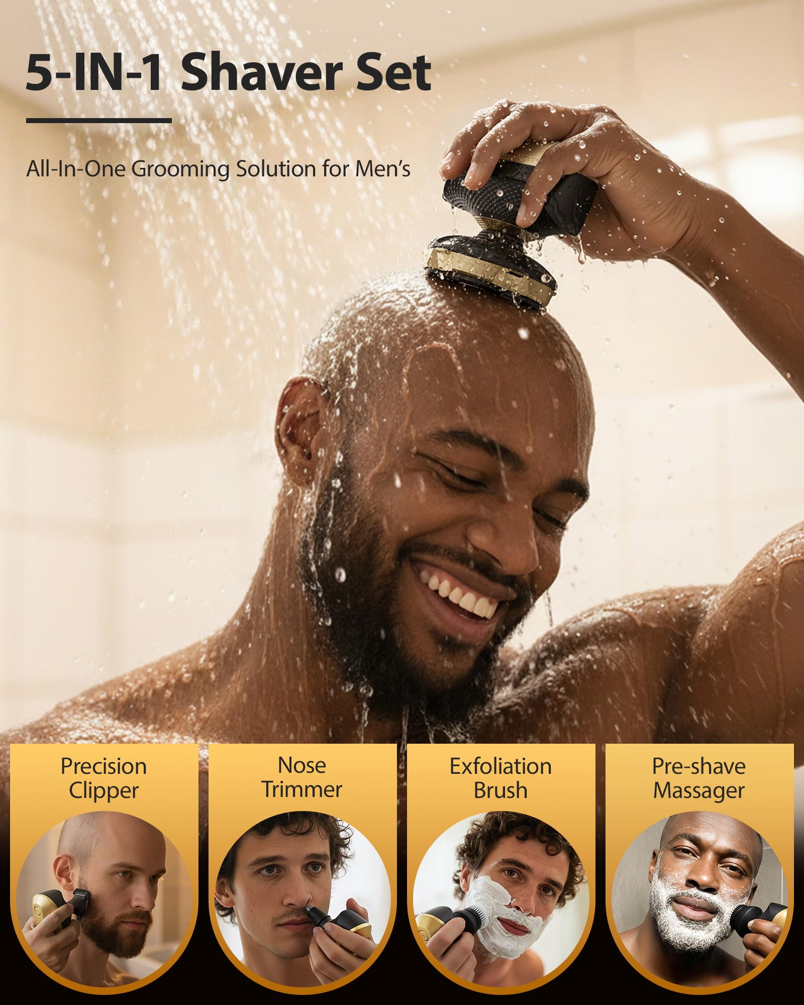 Trimcoo titanium blades close-up emphasize long-lasting sharpness for daily shaving