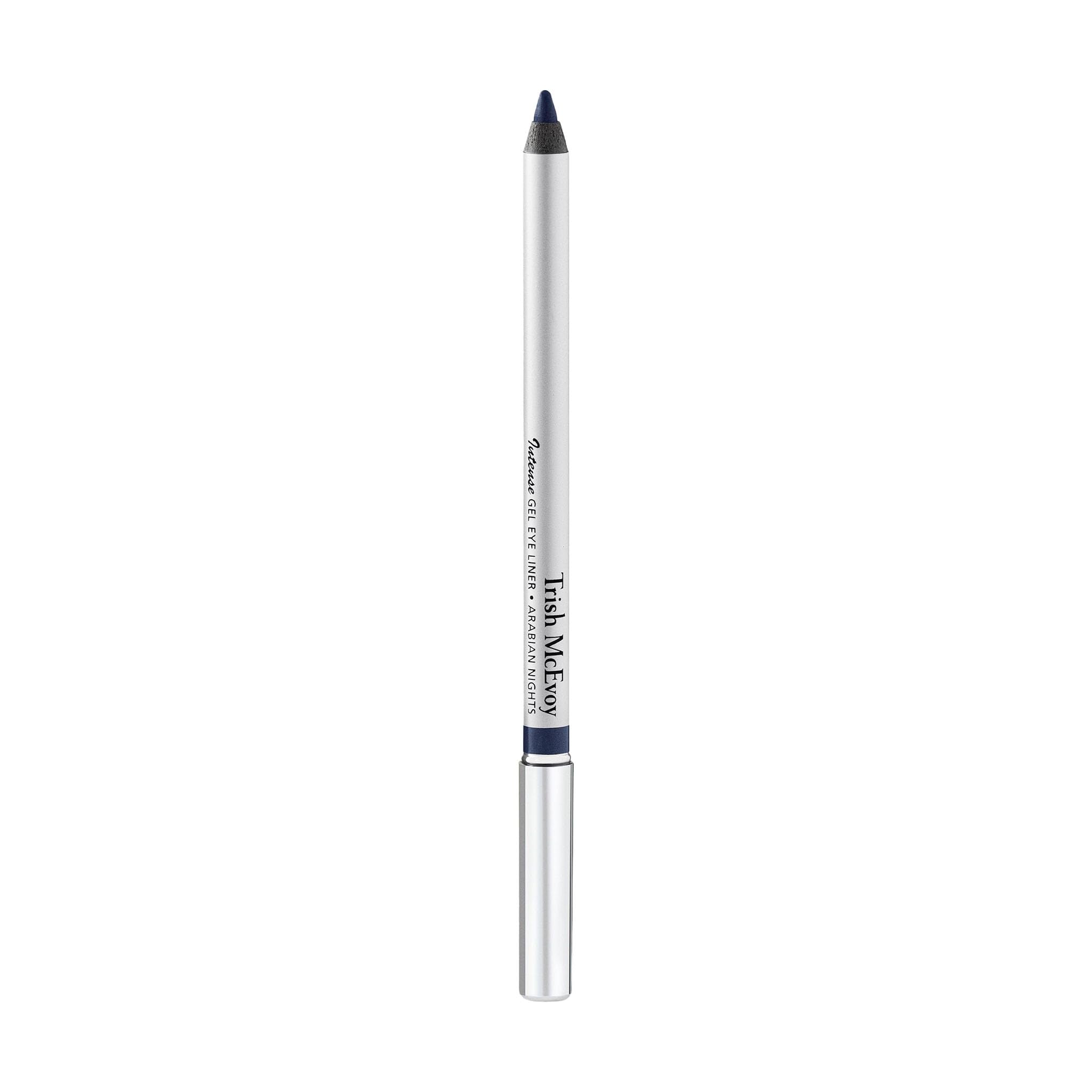 Trish McEvoy Intense Gel Eye Liner Arabian Nights pencil-tip image highlights precise lash-line definition.