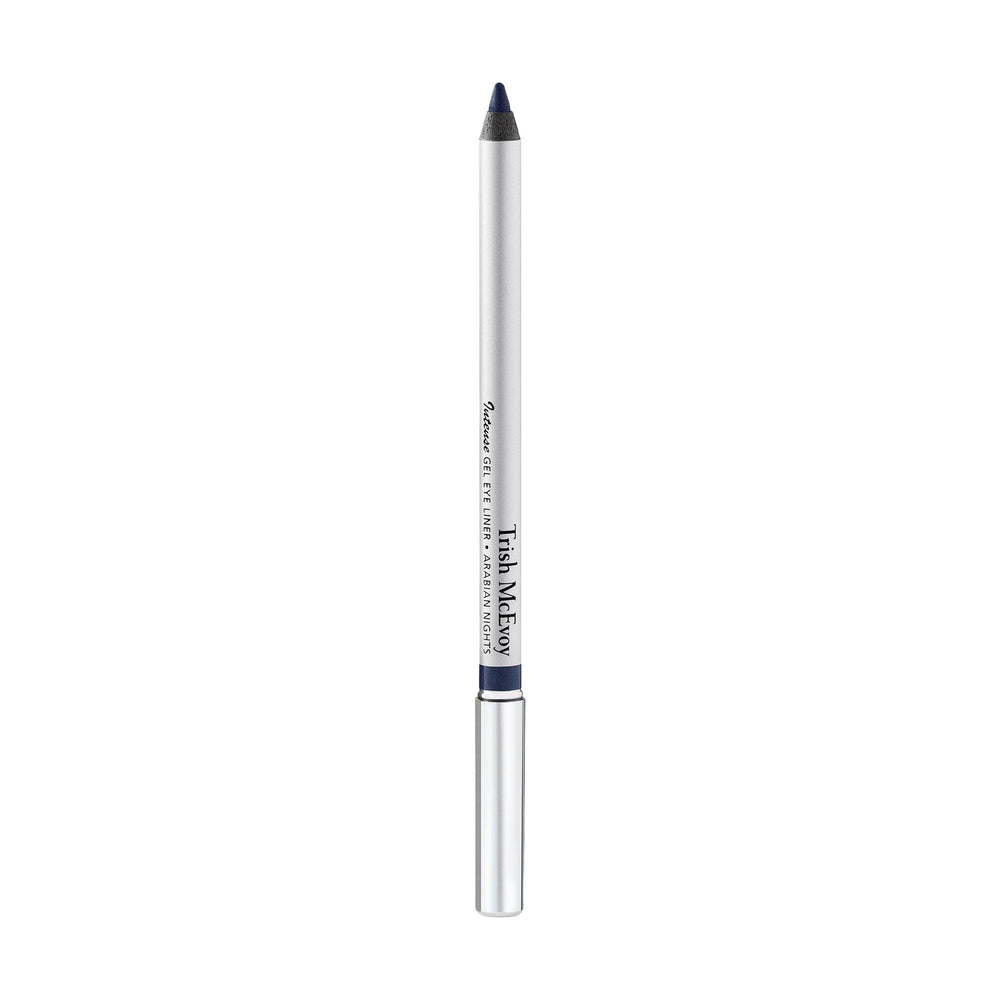 Trish McEvoy Intense Gel Eye Liner Arabian Nights pencil-tip image highlights precise lash-line definition.