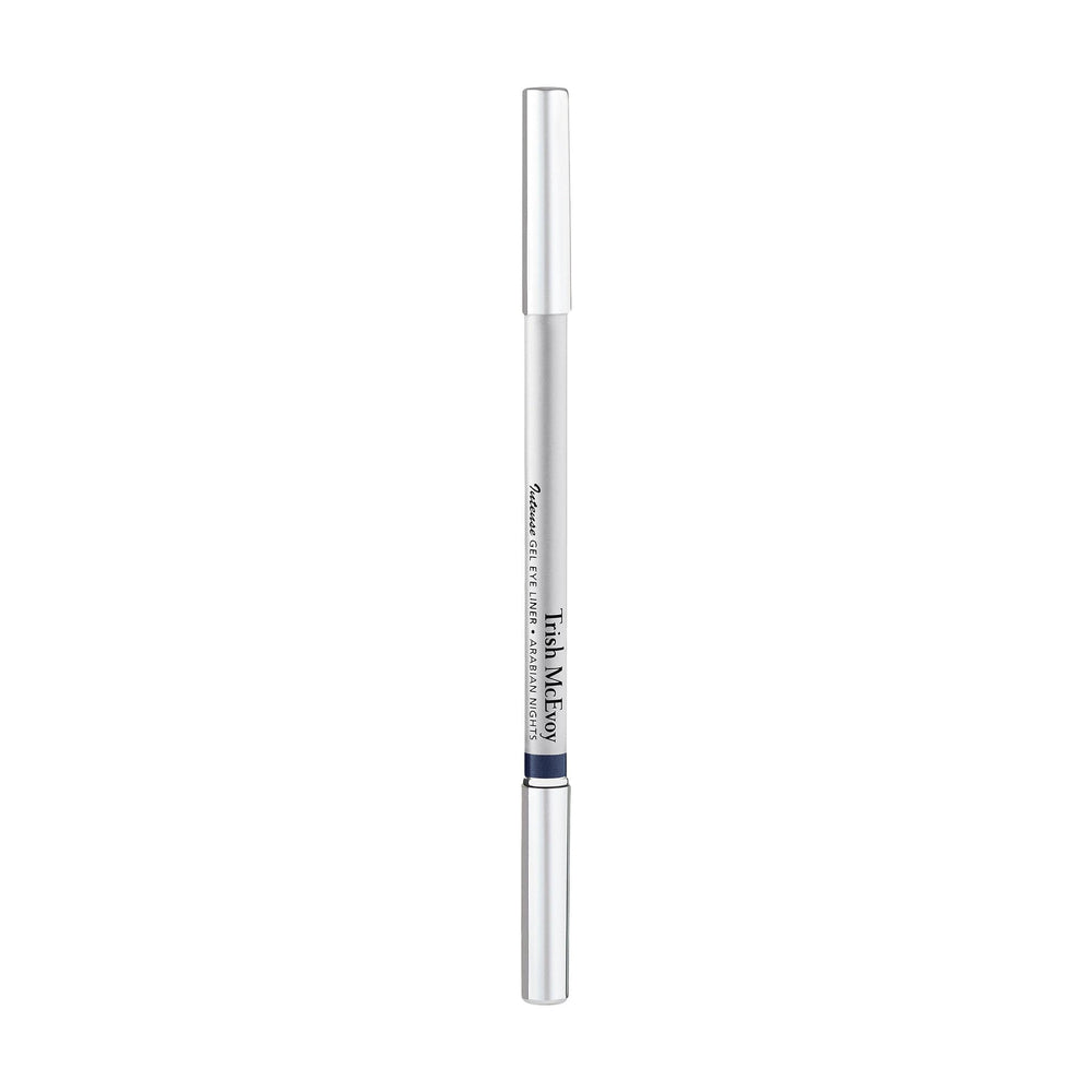 Trish McEvoy Intense Gel Eye Liner Arabian Nights swatch demonstrates pigment-rich color payoff.