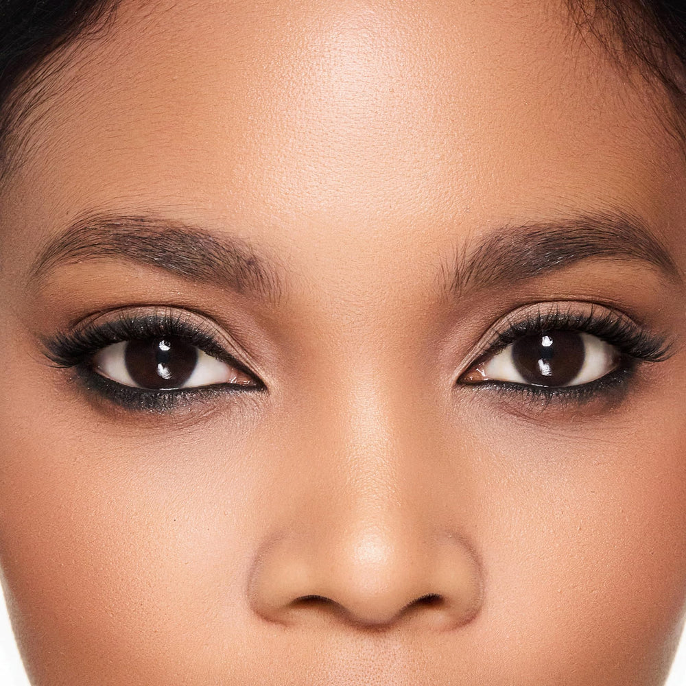 Trish McEvoy Intense Gel Eye Liner black packaging close-up with luxe-branding.