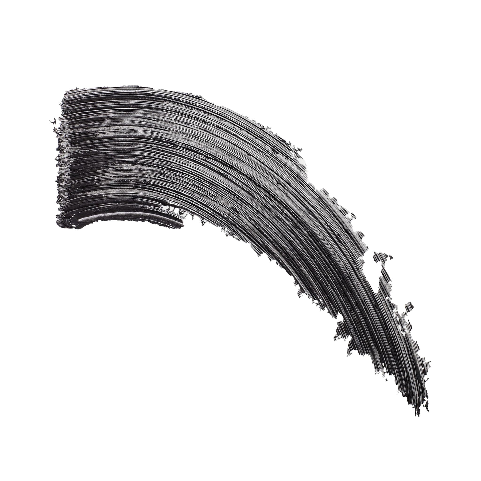 Trish McEvoy mascara brush close-up reveals polymer tubular texture at work