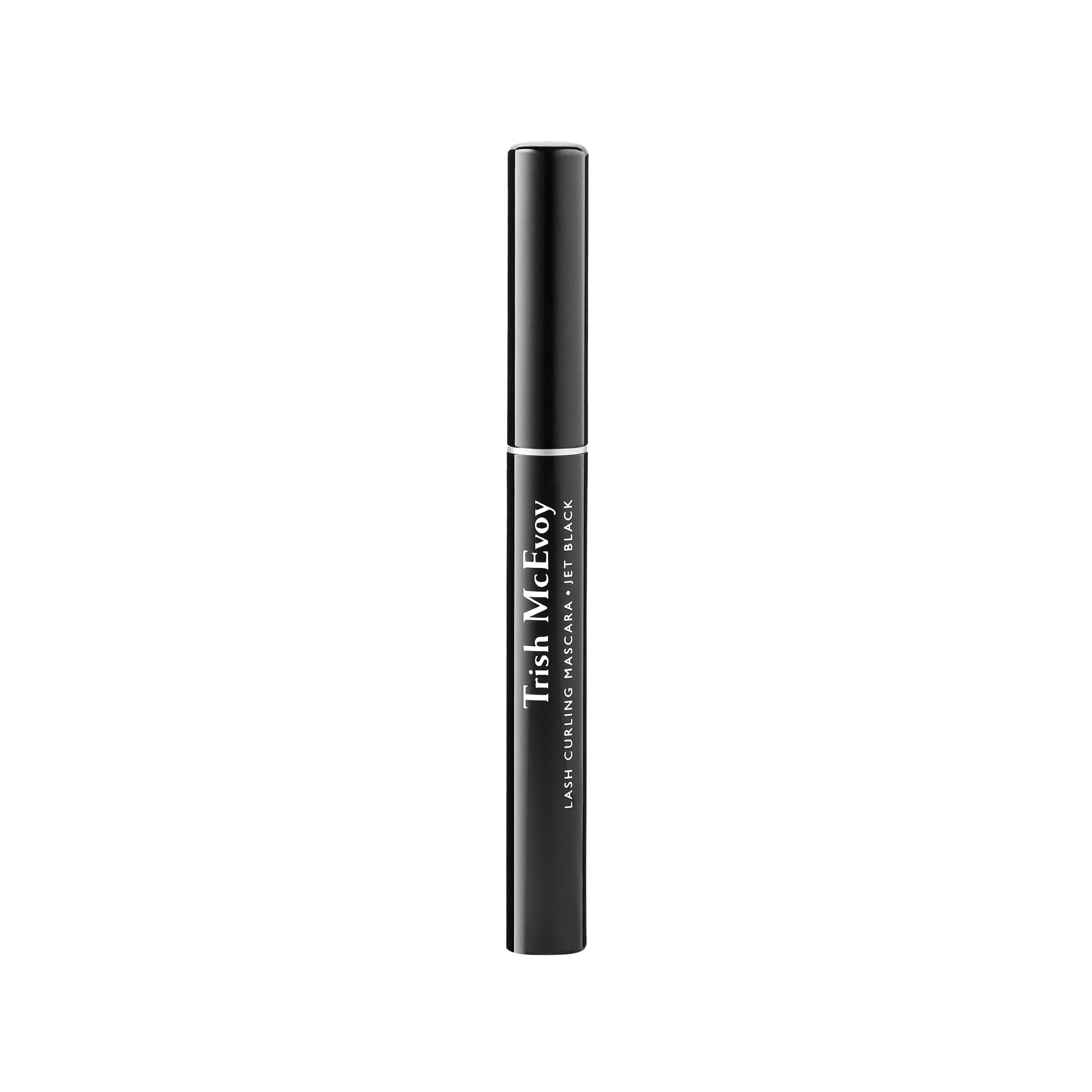 Trish McEvoy mascara wand demonstrates zigzag wiggle for lift and curl