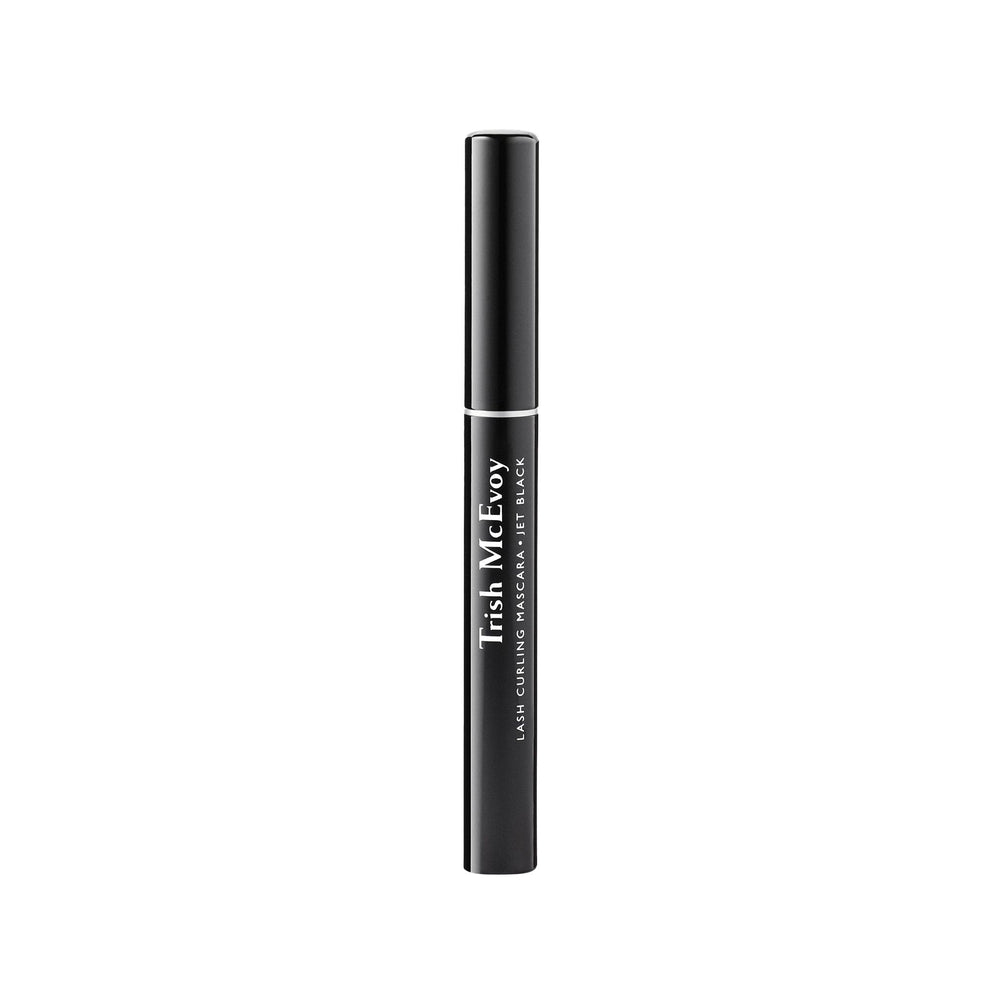 Trish McEvoy mascara wand demonstrates zigzag wiggle for lift and curl