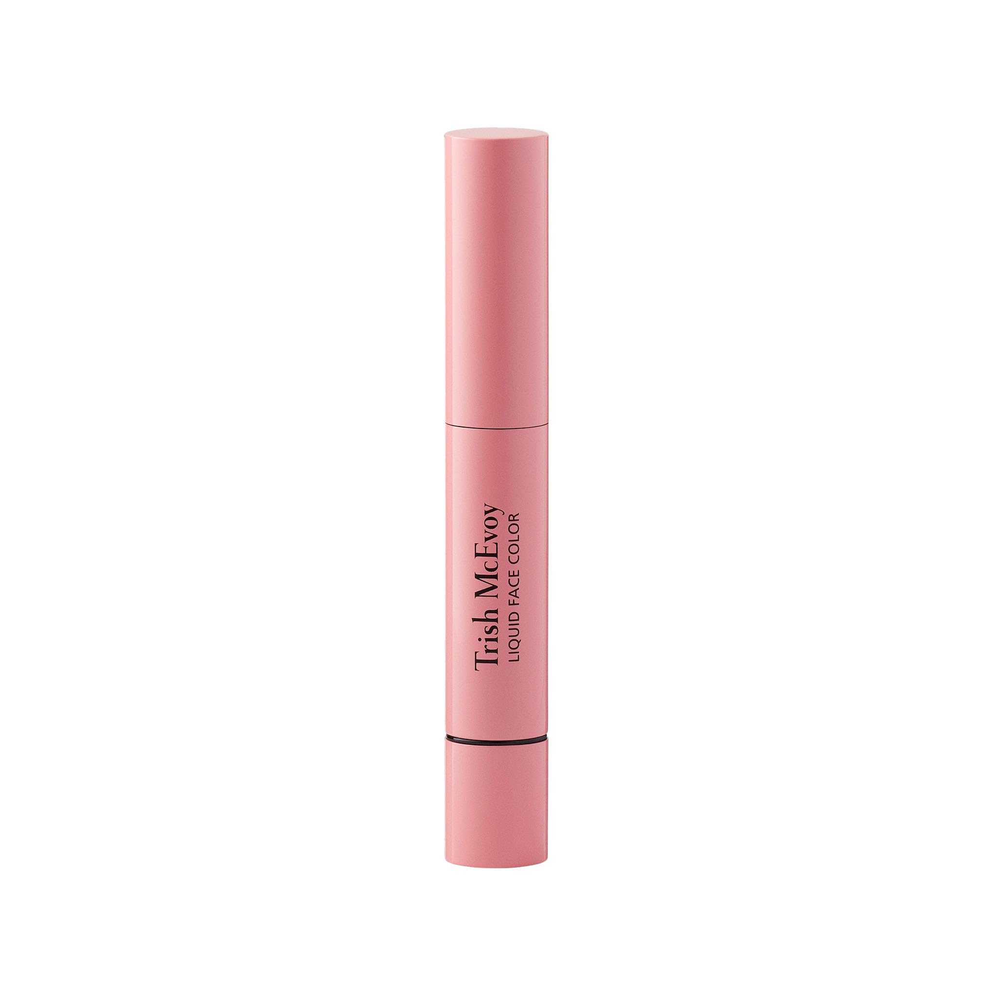 Trish McEvoy Glow application brush demonstrates precise cheek application and blendable finish