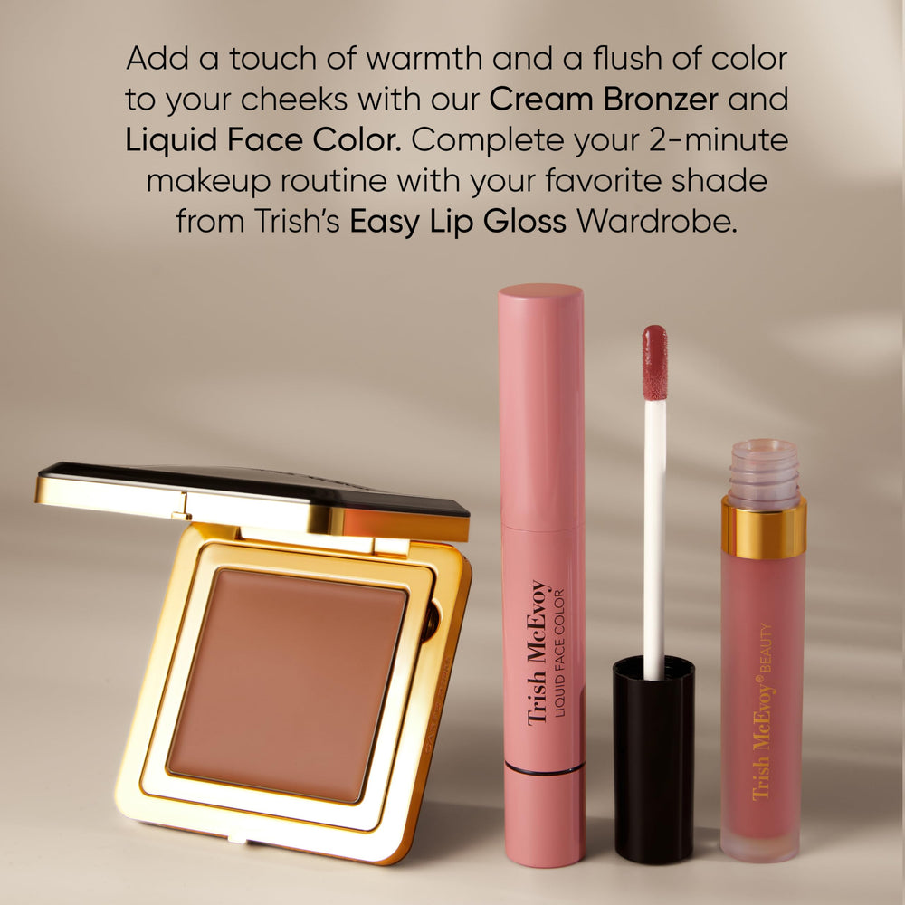 Trish McEvoy Glow soft-blend showcases feather-light texture for seamless skin-like finish