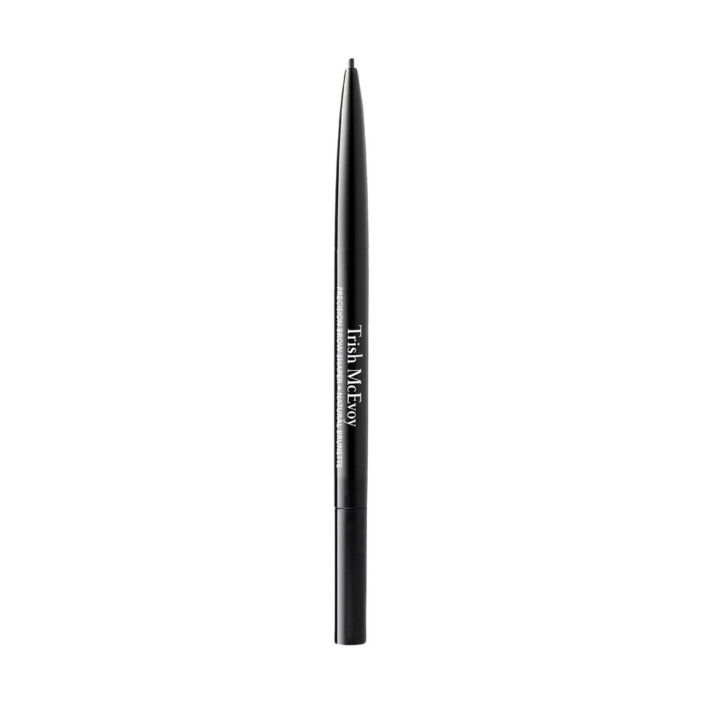 Trish McEvoy Precision Brow Shaper built-in brush grooming brow hairs for a tidy finish