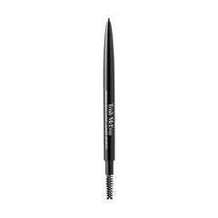 Trish McEvoy Precision Brow Shaper pencil close-up demonstrates natural-looking brows in Natural Brunette