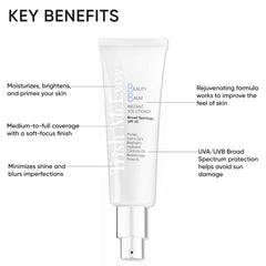 Packaging and tube of Trish McEvoy Protective Shield offers on-the-go makeup base.