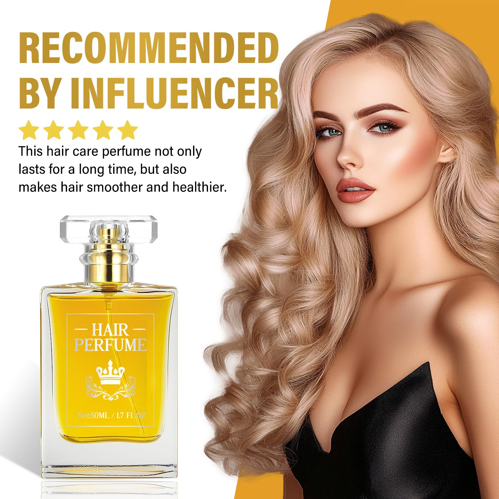 TRIXES Hair Perfume heat-protection before styling adds a barrier for hot tools.