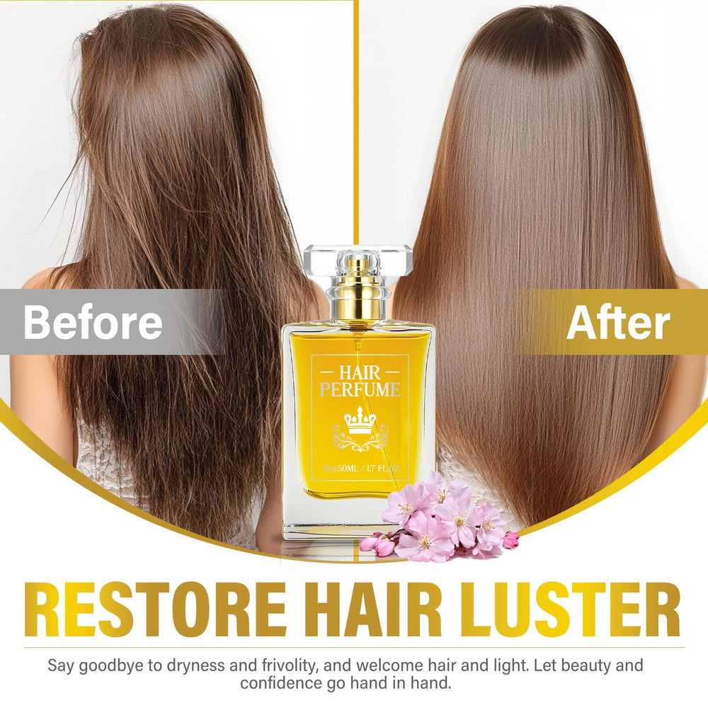 TRIXES Hair Perfume nourishing oil texture adds softness to dry hair.