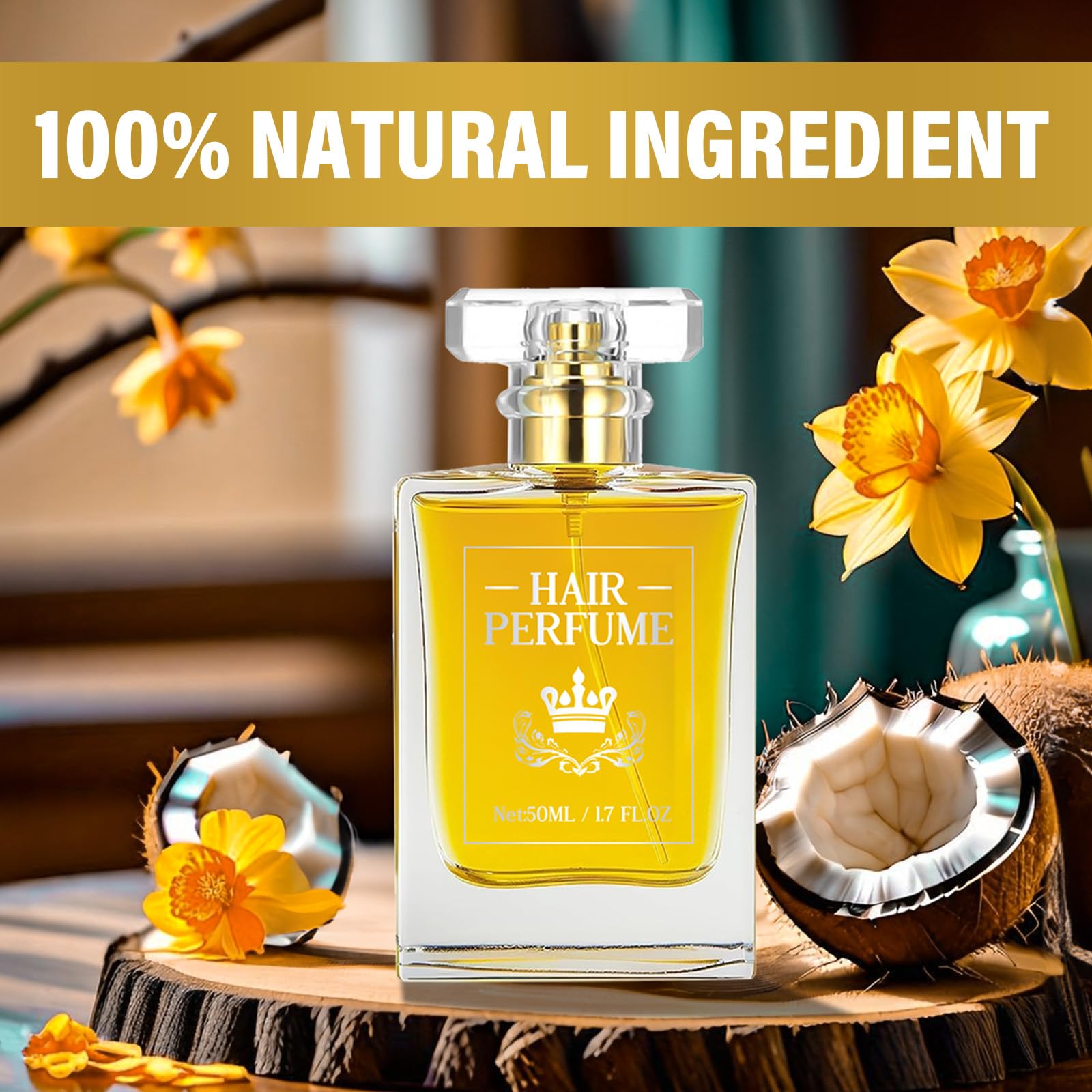 TRIXES Hair Perfume helps tame frizz for silky, manageable strands.