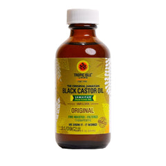 Tropic Isle Living Jamaican Black Castor Oil 59ml bottle front view for hair and skin nourishment.