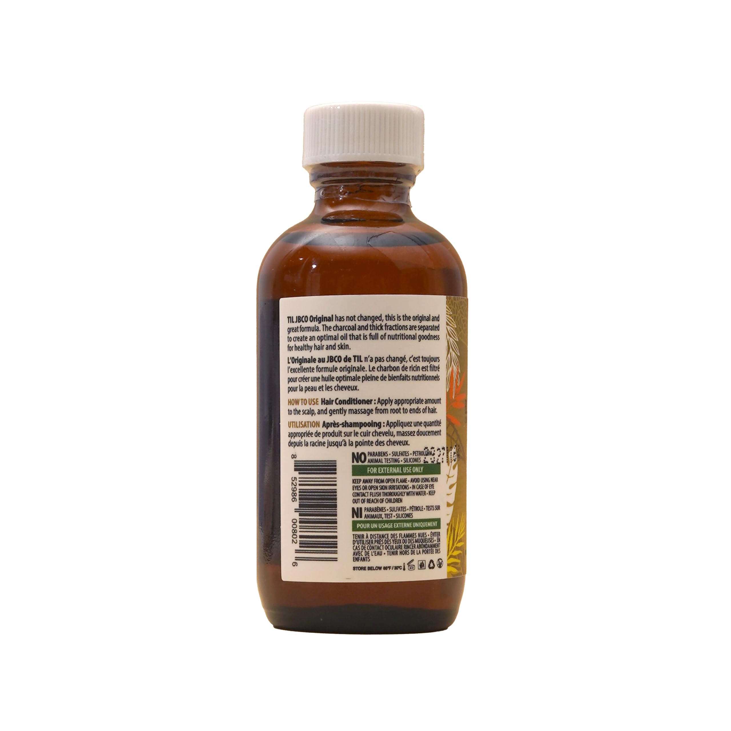 Tropic Isle Living Jamaican Black Castor Oil eyebrow lash use shows conditioning benefits.