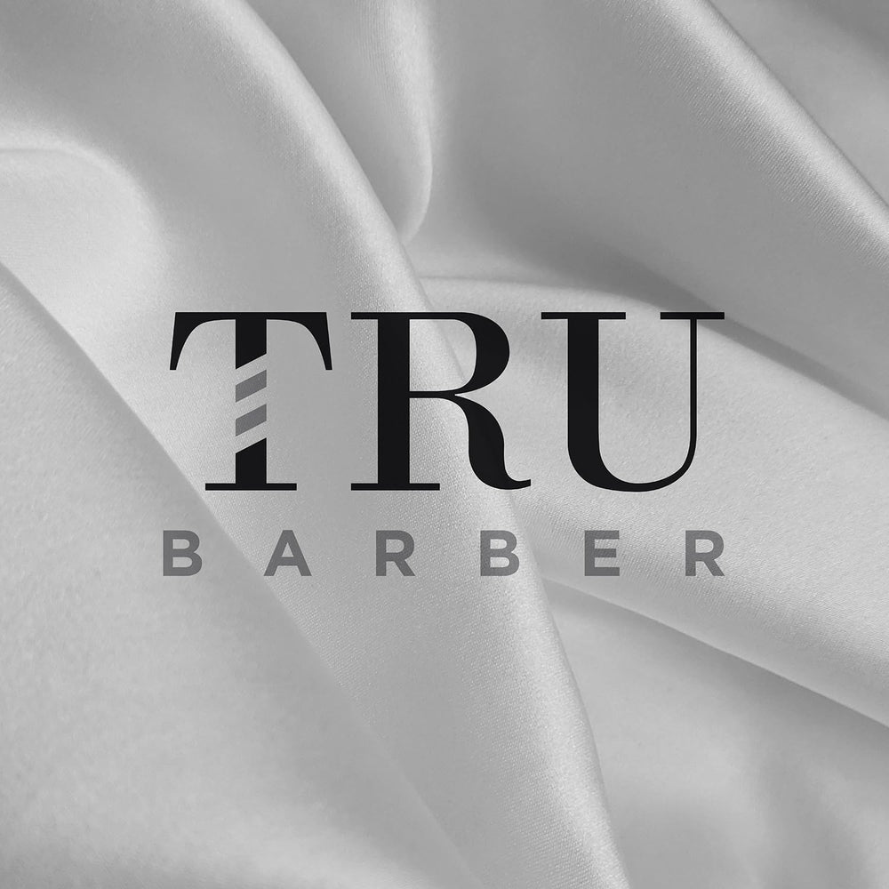 TRU BARBER static-free fabric reduces friction while draping.