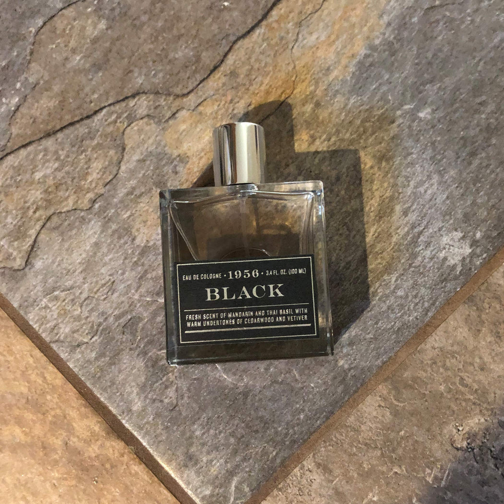 Tru Fragrance Beauty 1956 Collection Black lifestyle shot hints versatile daily-to-evening use.